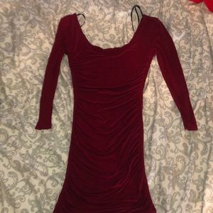 Small maroon dress 😻